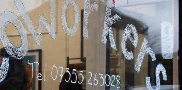 Whaley Bridge Coworkers Window