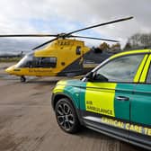 Air ambulance (aircraft and critical care car)