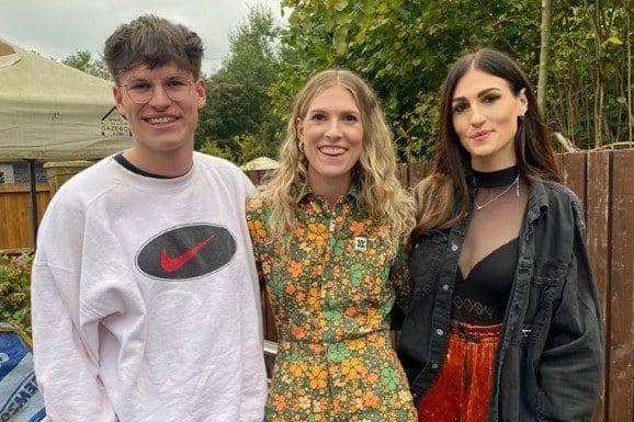 The festival is being launched by siblings (from left) Ki, Issy and Roxie Webster.