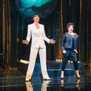 Helen Sheals plays Judy Garland and Emma Dears plays Liza Minnelli in Judy and Liza at the Pomegranate Theatre, Chesterfied, on May 22. Photo by Andrew AB.