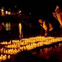 The Lake of Light memorial service will return to the Pavilion Gardens next month. Picture Thomas Theyer Foundation.