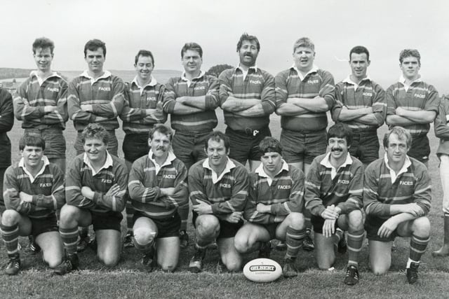 Buxton Rugby Club in the 1980s..