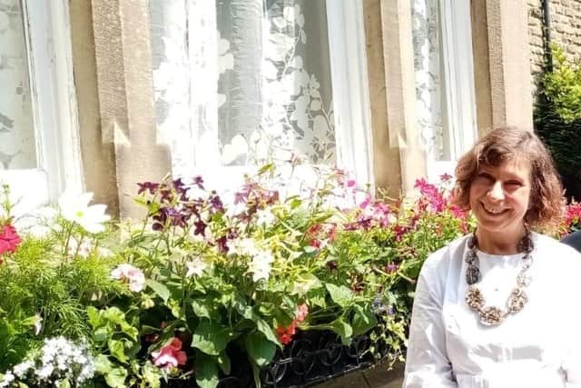 Kathryn Ecclestone outside Vera Brittain’s former home.