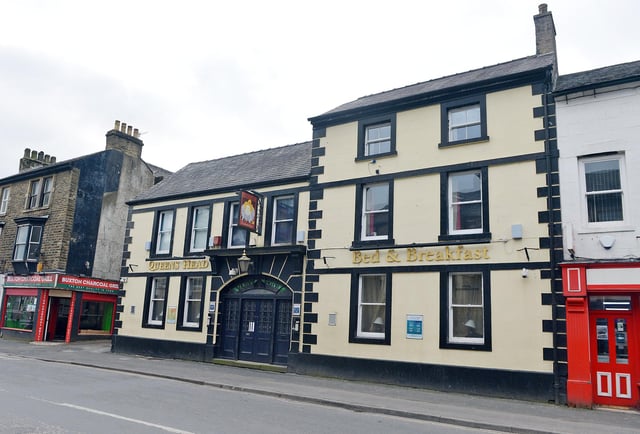 The Queen's Head Hotel High St Buxton getting ready for opening. Landlord Ian Howarth.