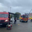 A number of crews were deployed to tackle the fire.  Credit: DFRS