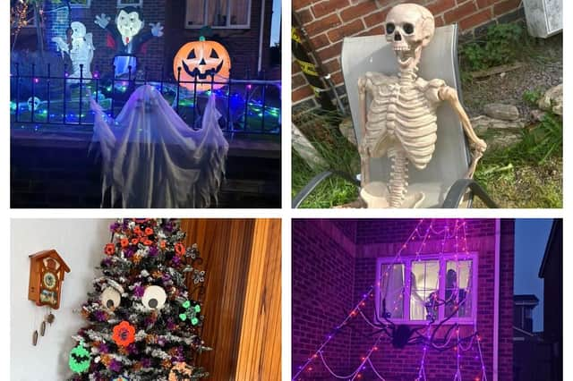 Derbyshire residents have been decorating their homes ready for Halloween.