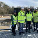 High Peak MP Jon Pearce visited Chapel Wastewater Works following a £12m upgrade. Photo submitted