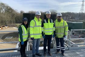 High Peak MP Jon Pearce visited Chapel Wastewater Works following a £12m upgrade. Photo submitted
