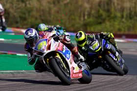 Christian Iddon on his way to 11th at Thruxton last weekend.