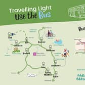 Travelling Light have produced a map of Hope Valley for bus travellers