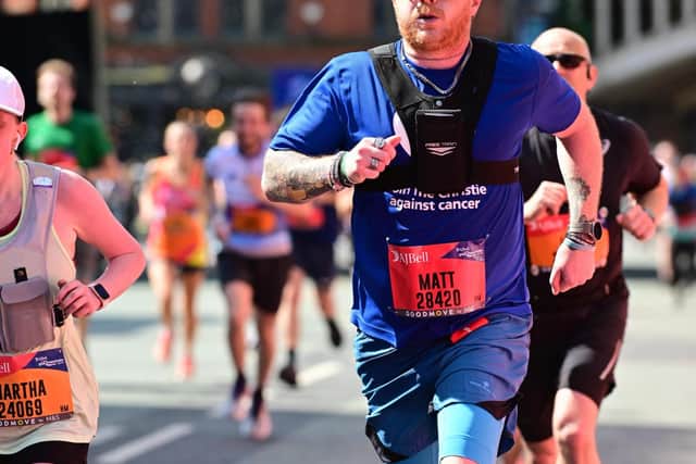 Matt completed the Great Manchester Run last month as part of his year-long fundraising campaign.