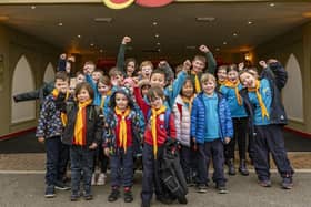 A Scout group enjoying Gulliver's