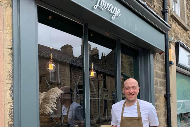 Lee pictured outside his new restaurant.