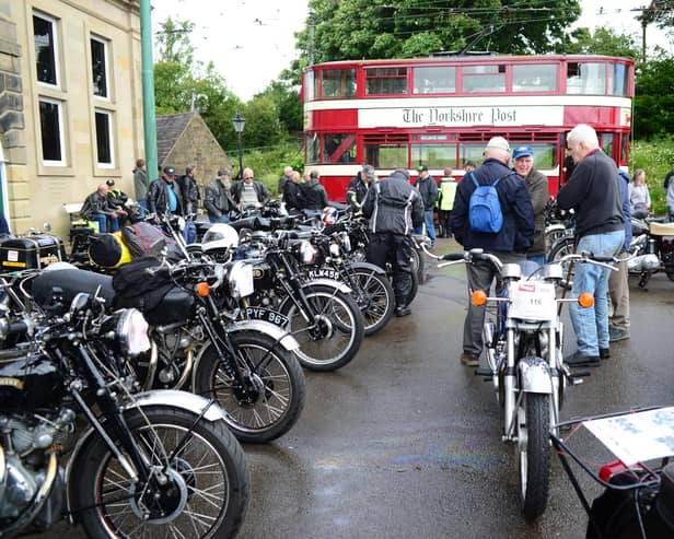 Classic Motorcycle Day at Crich Tramway Village