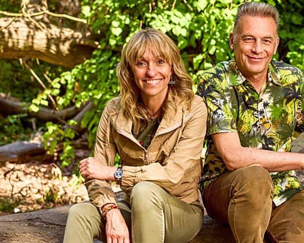 Michaela Strachan and Chris Packham