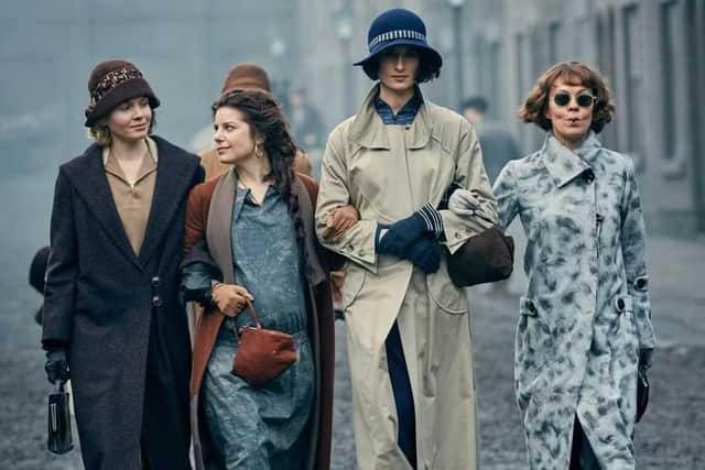 You could own Polly Gray’s coat and help a good cause. Photo submitted