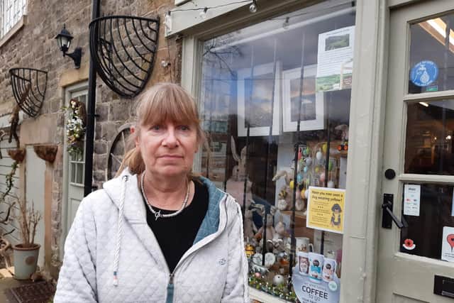 Sue Davies relocated from London and bought The Old Barn gift shop five years ago.