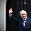 Boris Johnson has been moved out of intensive care.  (Photo by Carl Court/Getty Images)
