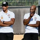 The duo took over last month. Photo: New Mills FC.