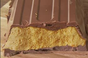 B&M has shared the recipe for an enormous Crunchie. Picture: B&M.
