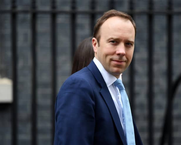 Health Secretary Matt Hancock (pic: Chris J Ratcliffe/Getty Images)