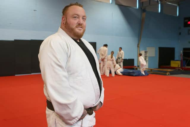 Adam Brown from Buxton Judo. Photo Jason Chadwick