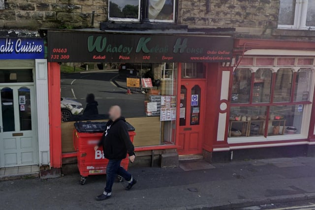 The takeaway at 36 Market Street in Whaley Bridge was rated one out of five on November 4, 2021.