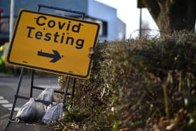 A Covid-19 testing centre for people without symptoms is opening in New Mills on March 10. Stock Photo by BEN STANSALL/AFP via Getty Images.