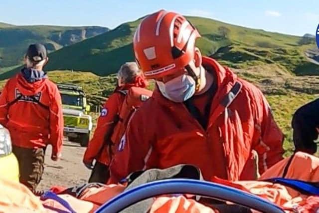 Both Buxton Mountain Rescue Team and Edale Mountain Rescue Team attended the incident