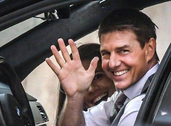 Tom Cruise, pictured in Rome last year, was spotted up north last week.