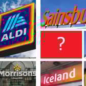 RIVER FALLS, WI/USA - MAY 26, 2019: Aldi grocery store sign.  Aldi is is a global discount supermarket chain based in Germany.