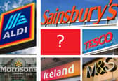 RIVER FALLS, WI/USA - MAY 26, 2019: Aldi grocery store sign.  Aldi is is a global discount supermarket chain based in Germany.