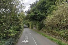 A road had to be closed after a fire engine collided with a tree, seriously injuring one of the firefighters, on Hassop Road, between Hassop and Calver, on Tuesday March 21.