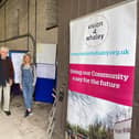 Volunteers from the Vision4Whaley steering group promoting the consultation for the new neighbourhood plan.