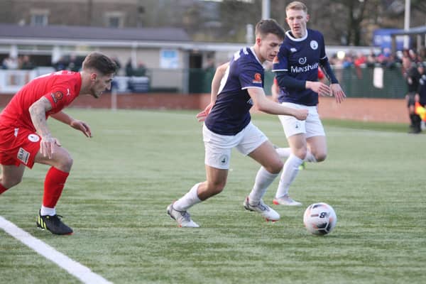 Joe Ackroyd - early goal put Buxton on their way to victory over Brackey - report inside.