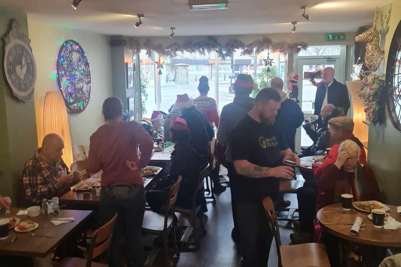 The Trademen's Entrance Cafe opened its doors to ensure 100 people were not on their own for Christmas Day. Photo Ruth Eyre-Barnes