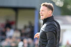Buxton FC manager Jamie Vermiglio.
