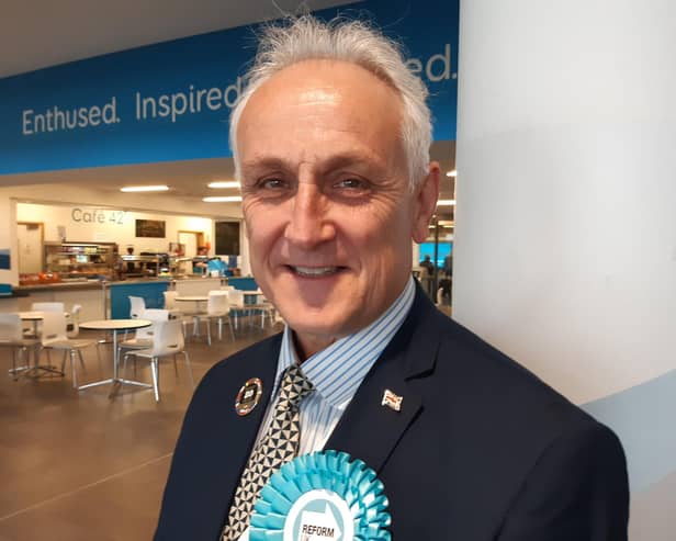 Pictured Is Reform Uk Derbyshire County Councillor And Council Leader In Waiting Alan Graves