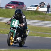 Chris Kent on his way to a rare race win at Snetterton.