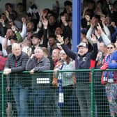 Buxton fans celebrate winning the NPL championship in April.