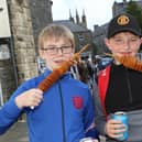 Tideswell Food Festival, Oliver Harrison-Bell and Brody Walker. Pic Jason Chadwick