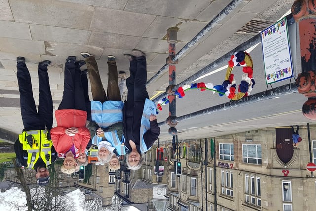 Buxton has been dressed up in style thanks to the efforts of a team of volunteers who have been hard at work for weeks. Pic Emma Downes