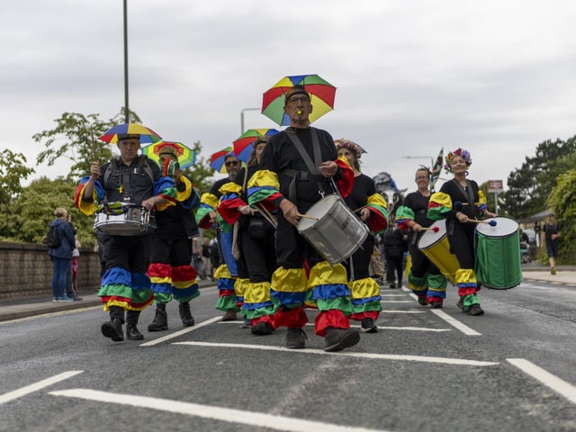 The Two Left Hands parade section