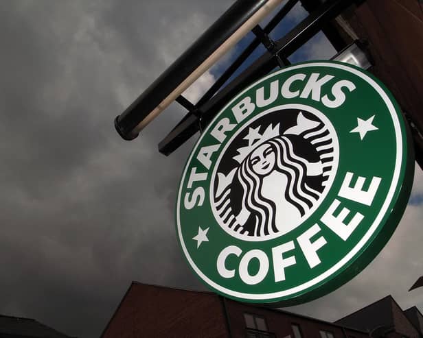 The Starbucks logo. Photo by Christopher Furlong/Getty Images