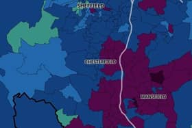 These are the areas of North Derbyshire were infection rates were falling fastest.