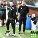 Departed New Mills joint managers Dave Birch and Mike Norton.