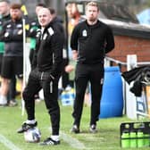 Departed New Mills joint managers Dave Birch and Mike Norton.
