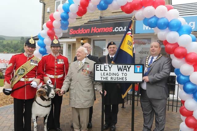 Derek Eley had a street named after him on a housing estate in Chapel-en-le-Frith