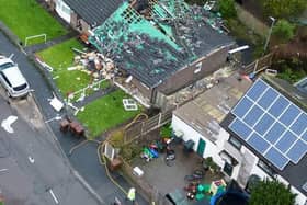 Nigel Barrow, 78, of Ollersett Avenue in New Mills, suffered life-threatening injuries in the blast on Tuesday and was airlifted to Sheffield's Northern General Hospital.