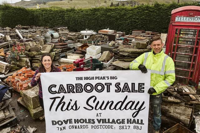 The new car boot and market at Dove Holes Village Hall has been organised by councillor Melissa Drabble. Pic submitted